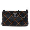 Secondhand Chanel CC Lambskin Wild Stitch Chain Pochette