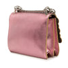 Fendi Small Metallic Scalloped Leather Studded Pearl Kan I Crossbody Secondhand