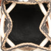 Celine Small Triomphe Raffia Drawstring Bucket Bag Secondhand