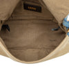 Fendi Mini Suede and Calfskin Colorblock Tortoiseshell Chain Mamma Forever Secondhand