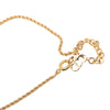 Dior Gold Plated CD Logo Pendant Necklace Secondhand