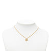 Dior Gold Plated CD Logo Pendant Necklace Secondhand