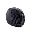 Chanel Chevron Lambskin Pleated Oval Camera Bag Secondhand