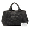 Prada Denim Canapa Logo Tote Secondhand