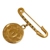 CC Coin Safety Pin Brooch - '10s Second-hand