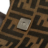Fendi Zucca Canvas Shoulder Bag Secondhand