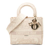 Dior Medium Embroidered Canvas Toile De Jouy Lady D Lite Secondhand