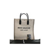 Saint Laurent Mixed Fibers Rive Gauche North South Tote Secondhand