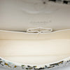 Chanel Medium Classic Chevron Tweed Floral Double Flap Secondhand