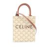 Celine Mini Triomphe Coated Canvas Vertical Cabas Satchel Secondhand