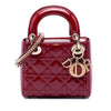 Secondhand Dior Mini Patent Cannage Lady Dior