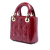 Secondhand Dior Mini Patent Cannage Lady Dior