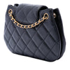 Chanel Small Quilted Lambskin Giant CC Chain Compartment Messenger Bag Secondhand