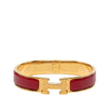 Hermès Narrow Enamel Clic H Bracelet PM Secondhand
