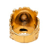 Gucci Gold Plated Lion Head Ring Secondhand