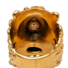 Gucci Gold Plated Lion Head Ring Secondhand