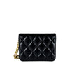 Secondhand Chanel Mini Quilted Lambskin Resin Pearl Chain Flap