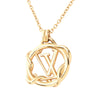 Louis Vuitton Gold Plated Garden Louise Necklace Secondhand