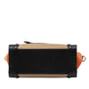 Celine Nano Tricolor Nubuck and Drummed Calfskin Luggage Tote Secondhand