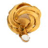 Chanel CC Gold Plated Faux Pearl Clip On Earrings Secondhand