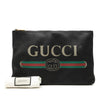 Gucci Leather Logo Clutch Secondhand