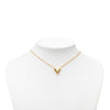 Secondhand Louis Vuitton Gold Plated Essential V Necklace