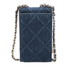 Chanel Denim 19 Phone Holder with Chain Secondhand