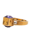 Louis Vuitton Gold Plated Crystal Gamble Cocktail Ring L Secondhand