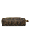 Fendi Zucca and Zucchino Coated Canvas Cosmetic Pouch Secondhand