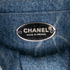 Chanel Mini Square CC Quilted Denim Single Flap Secondhand