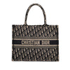 Dior Medium Oblique Embroidered Canvas Book Tote Secondhand