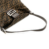 Fendi Zucca Canvas Double Flap Shoulder Bag Secondhand