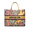 Dior Large Embroidered Canvas Paisley Book Tote Secondhand