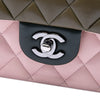 Chanel Medium Classic Tricolor Lambskin Double Flap Secondhand