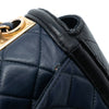 Secondhand Chanel Medium Bicolor Quilted Lambskin Elegant CC Flap