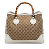 Secondhand Gucci Medium GG Canvas Bamboo Diana Tote