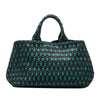Secondhand Prada Tessuto Broccato Canapa Tote
