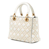 Secondhand Dior Medium Lambskin Cannage Studded Supple Lady Dior