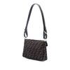 Fendi Zucca Canvas Flap Shoulder Bag Secondhand