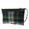 Balenciaga Plaid Wool Navy Cabas Pouch Secondhand