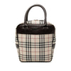 Burberry House Check Canvas Handbag Secondhand