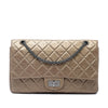 Chanel Quilted Metallic Aged Calfskin Reissue 2.55 Double Flap 227 Secondhand
