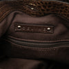 Celine Embossed Leather Trimmed Macadam Canvas Vertical Tote Secondhand