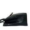 Secondhand Ferragamo Croc Embossed Leather Vara Bow Satchel