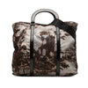 Prada Tessuto New York Street Templi Print Convertible Tote Secondhand