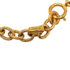 Chanel CC Gold Plated Round Pendant Necklace Secondhand