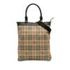 Burberry Haymarket Check Coated Canvas Tote Secondhand