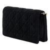 Dior Velvet Cannage Lady Dior Chain Convertible Clutch Secondhand