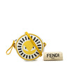 Fendi Leather Monster Eyes Round Shoulder Bag Secondhand