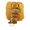 Chanel Gold Plated CC Square Clip On Earrings Secondhand